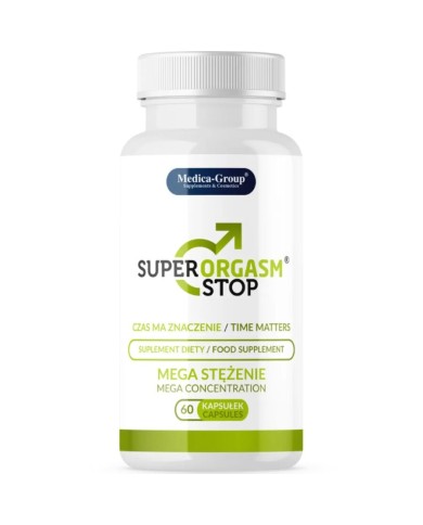 Super Orgasm Stop Capsulas Naturales para el Control de la Eyaculacion y Mayor Resistencia Sexual