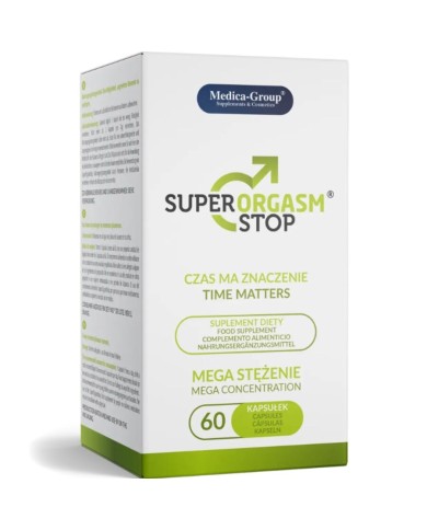Super Orgasm Stop Capsulas Naturales para el Control de la Eyaculacion y Mayor Resistencia Sexual