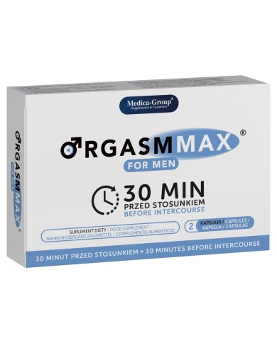 Orgasm Max For Men Complemento Alimenticio Natural para Potenciar la Vitalidad y el Rendimiento Sexual Masculino