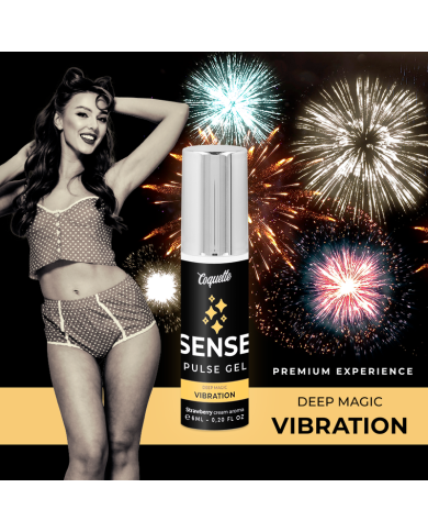 COQUETTE CHIC DESIRE PULSE GEL FRESA VIBRACION LIQUIDA PREMIUM 6ML