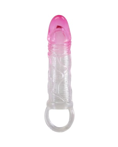 PRETTY LOVE ODES FUNDA REALISTICA ALARGADORA DE 2 CM PARA PENE ROSA PRETTY LOVE ODES FUNDA REALISTICA ALARGADORA DE 2 CM PARA PENE ROSA