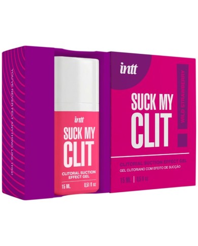 INTT SUCK MY CLIT GEL EFECTO SUCCION FRESAS SILVESTRES 15 ML