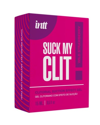 INTT SUCK MY CLIT GEL EFECTO SUCCION FRESAS SILVESTRES 15 ML