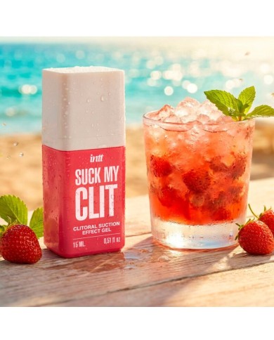 INTT SUCK MY CLIT GEL EFECTO SUCCION FRESAS SILVESTRES 15 ML