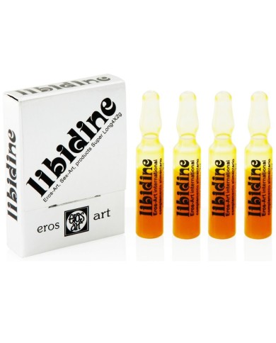 Libidine Complemento Alimenticio Afrodisiaco Natural en Ampollas para Potenciar la Libido y la Vitalidad