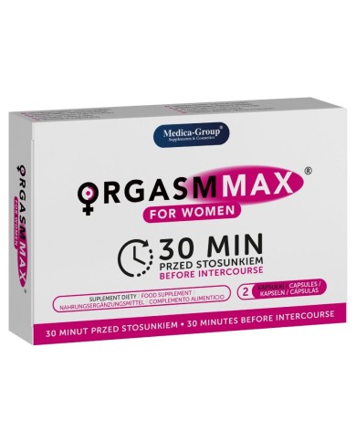 Orgasm Max For Women Capsulas Naturales para Potenciar la Vitalidad Femenina y la Satisfaccion Intima