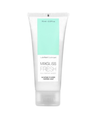 MIXGLISS LUBRICANTE BASE AGUA EFECTO FRIO SABOR A MENTA 70 ML
