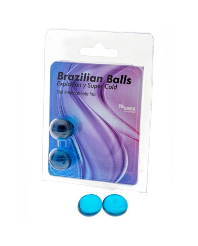 TALOKA BRAZILIAN BALLS GEL EXCITANTE EFECTO FRIO 2 BOLAS