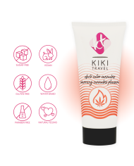 KIKI TRAVEL GEL DESLIZANTE SABOR A CANNABIS EFECTO CALOR INTENSO 50 ML