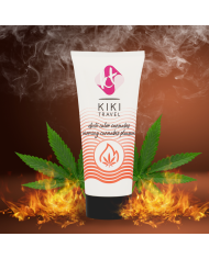 KIKI TRAVEL GEL DESLIZANTE SABOR A CANNABIS EFECTO CALOR INTENSO 50 ML