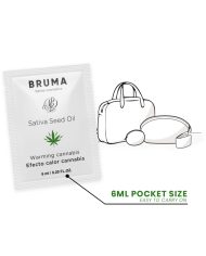 BRUMA 6 ML GEL DESLIZANTE CON ACEITE DE SEMILLA EFECTO CALOR SABOR CANNABIS