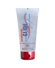 HOT WARMING GLIDE LIQUID PLEASURE LUBRICANTE BASE AGUA EFECTO CALOR 100 ML