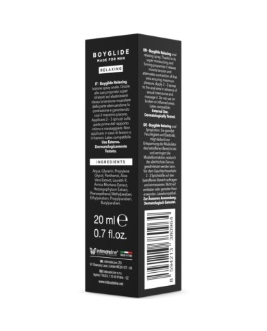 INTIMATELINE BOYGLIDE ANAL RELAJANTE ANAL SPRAY 20 ML