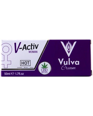HOT CREMA PARA VULVA CON CBD 50 ML