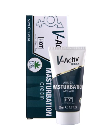 HOT CREMA DE MASTURBACION CON CBD UNISEX 100 ML