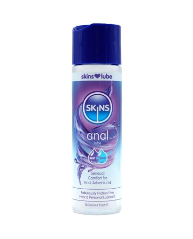 SKINS ANAL LUBRICANTE HIBRIDO BASE DE AGUA SILICONA 130 ML