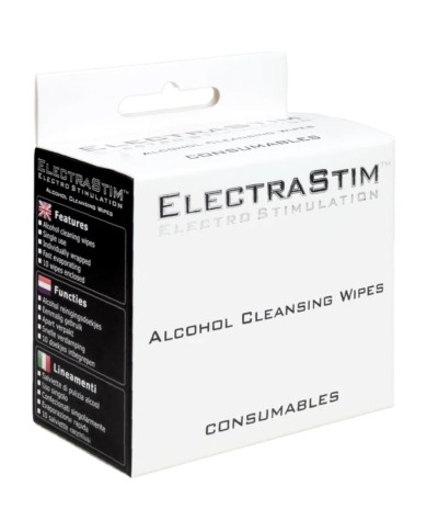 ELECTRASTIM TOALLITAS HIGIENICAS CON ALCOHOL 10 UNIDADES