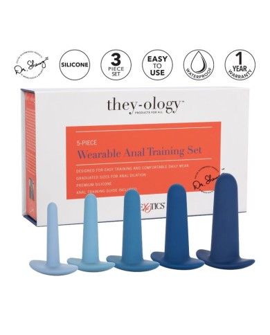 CALEXOTICS WEARABLE ANAL TRAINING SET 5 PIECES