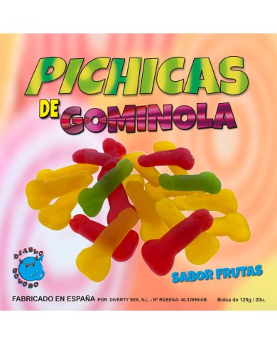 DIABLO GOLOSO PICHITAS DE GOMINOLA FRUTAS