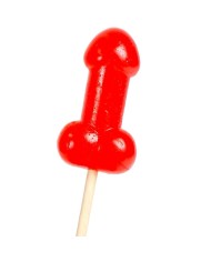SECRETPLAY PIRULETA PENE CARAMELO CEREZA CON EFECTO CALOR PICANTE