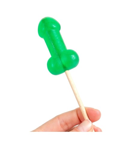 SECRETPLAY PIRULETA PENE CARAMELO MENTA CON EFECTO FRIO