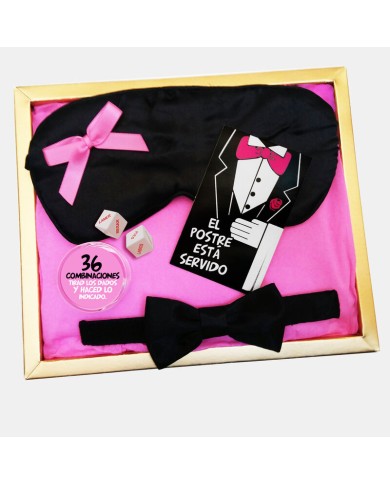 INEDIT KIT EROTICO ANTIFAZ EL POSTRE ESTA SERVIDO