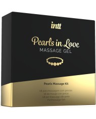 INTT MASSAGE ORAL SEX PEARLS IN LOVE CON COLLAR DE PERLAS Y GEL DE SILICONA