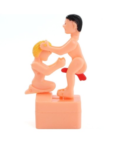 DIABLO PICANTE MUNECO BROMA POSTURA SEXUAL FELACION CON CUERDA