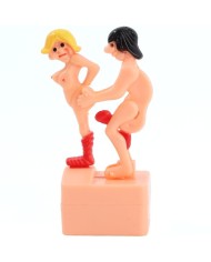 DIABLO PICANTE MUNECO BROMA POSTURA SEXUAL POR DETRAS CON CUERDA