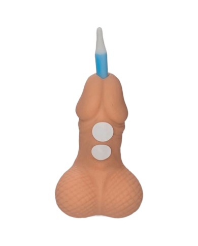 DIABLO PICANTE PENE TONO CLARO VELA NUMERO CUMPLEANOS