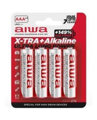 AIWA X TRA ALKALINE PILA ALCALINA AAA LR03 BLISTER4