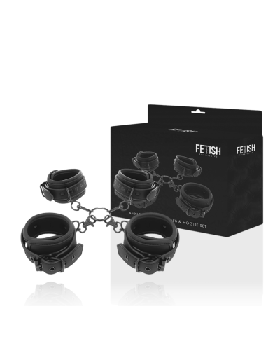 FETISH SUBMISSIVE SET ESPOSAS MANOS Y TOBILLOS CON FORRO DE NEOPRENO