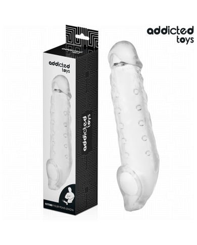 ADDICTED TOYS FUNDA PARA EL PENE TRANSPARENTE TALLA S 23 CM ADDICTED TOYS FUNDA PARA EL PENE TRANSPARENTE TALLA S 23 CM
