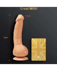 G VIBE GREAL MINI DILDO VIBRADOR SILICIONA NATURAL