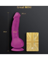 G VIBE GREAL MINI DILDO VIBRADOR SILICIONA FUCSIA