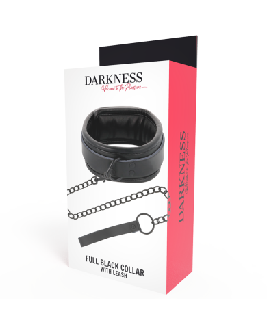 DARKNESS COLLAR CON CADENA NEGRO