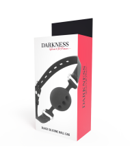 DARKNESS MORDAZA TRANSPIRABLE SILICONA NEGRO