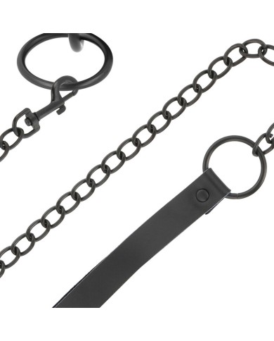 DARKNESS COLLAR CON CADENA NEGRO
