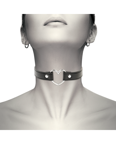 COQUETTE CHIC DESIRE COLLAR CUERO VEGANO ACCESORIO WOMAN CORAZON