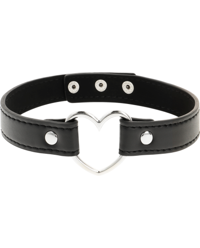 COQUETTE CHIC DESIRE COLLAR CUERO VEGANO ACCESORIO WOMAN CORAZON