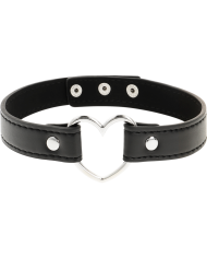 COQUETTE CHIC DESIRE COLLAR CUERO VEGANO ACCESORIO WOMAN CORAZON