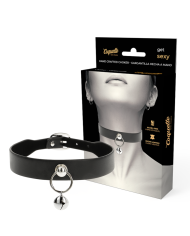 COQUETTE CHIC DESIRE COLLAR CUERO VEGANO ACCESORIO WOMAN CASCABEL ARO