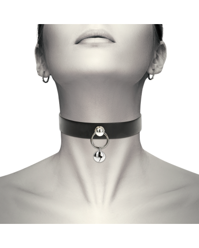 COQUETTE CHIC DESIRE COLLAR CUERO VEGANO ACCESORIO WOMAN CASCABEL ARO