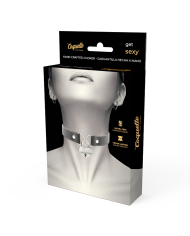COQUETTE CHIC DESIRE COLLAR CUERO VEGANO ACCESORIO CORAZON CON LLAVE