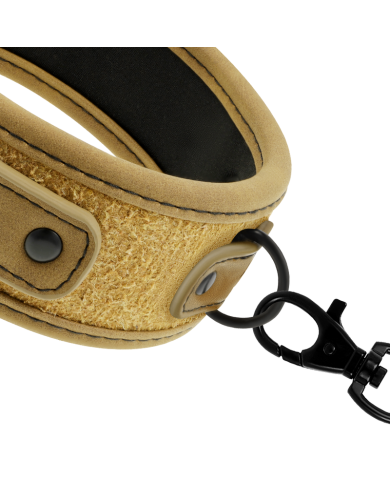 FETISH SUBMISSIVE ORIGEN COLLAR CON CADENA CON FORRO DE NEOPRENO