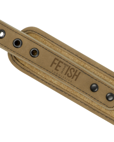 FETISH SUBMISSIVE ORIGEN COLLAR CON CADENA CON FORRO DE NEOPRENO