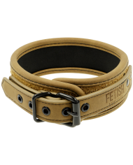 FETISH SUBMISSIVE ORIGEN COLLAR CON CADENA CON FORRO DE NEOPRENO