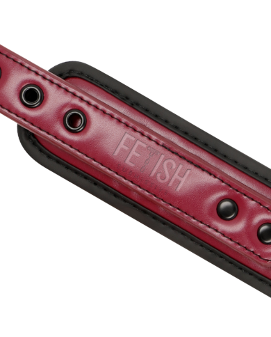 FETISH SUBMISSIVE DARK ROOM COLLAR CON CADENA CON FORRO DE NEOPRENO