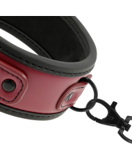 FETISH SUBMISSIVE DARK ROOM COLLAR CON CADENA CON FORRO DE NEOPRENO