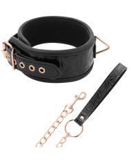 BEGME BLACK EDITION COLLAR CUERO VEGANO CON FORRO DE NEOPRENO